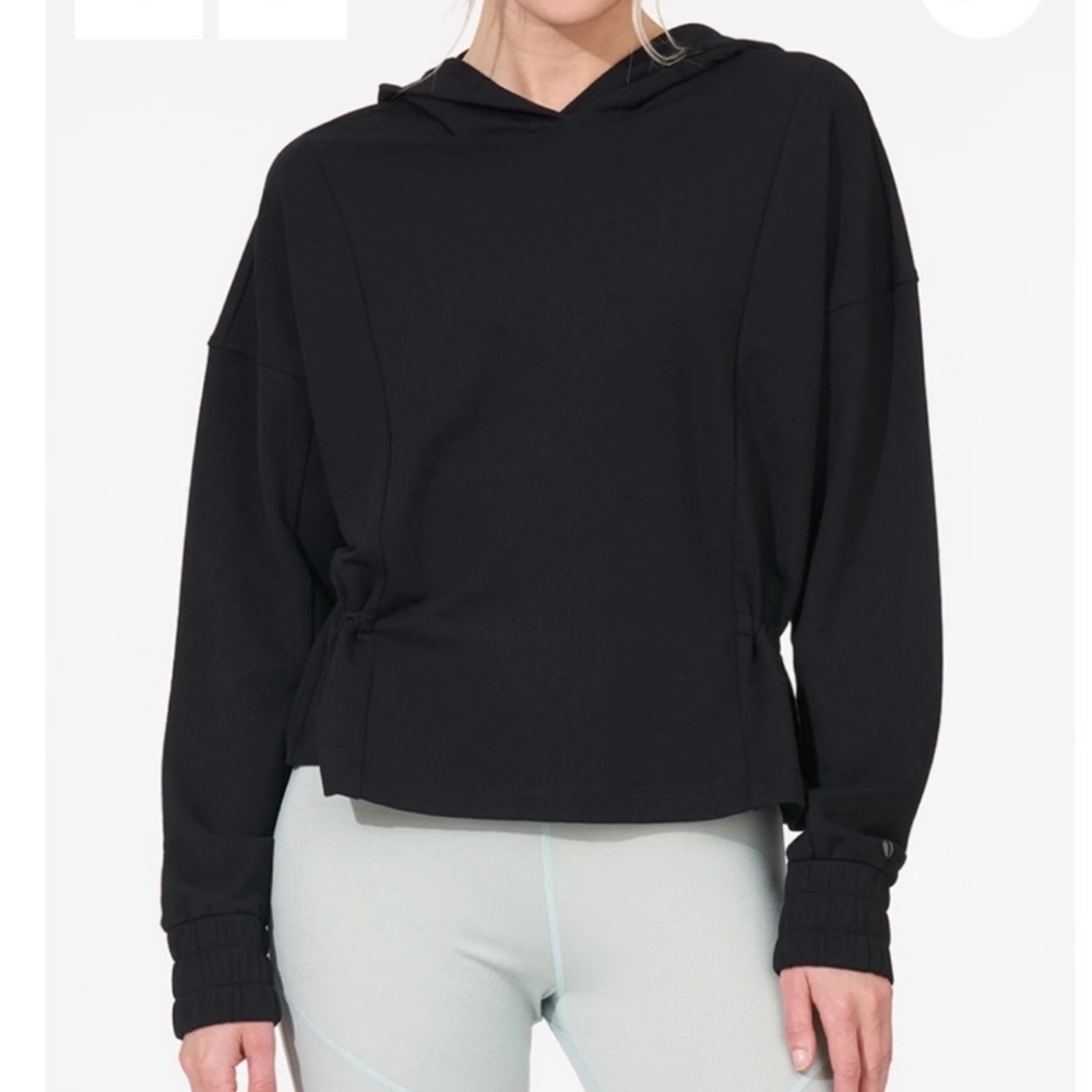 Thrive Societe Cinch Back Hooded Pullover size XS